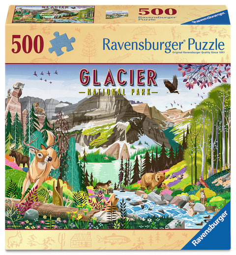 Ravensburger Glacier National Park 500 Piece Puzzle
