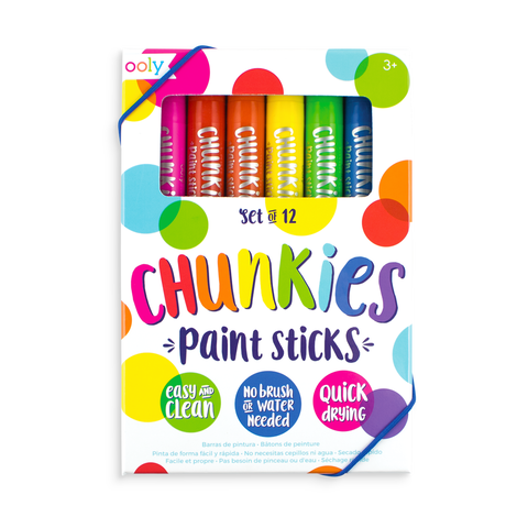OOLY Chunkies: Paint Sticks Original Pack (Set of 12)