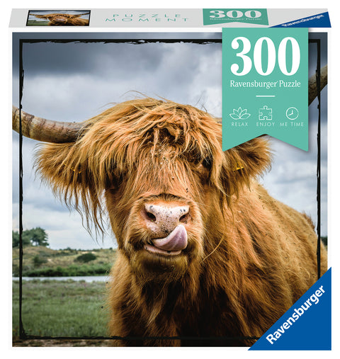 Ravensburger PUZ MOM Highland Cattle 300 Piece Puzzle