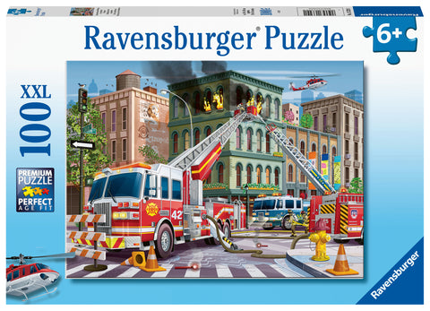 Ravensburger Fire Truck Rescue 100 Piece XXL Puzzle