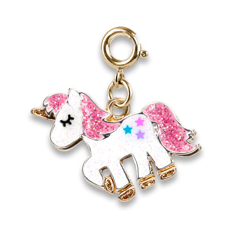 CHARM IT! Gold Glitter Unicorn Charm