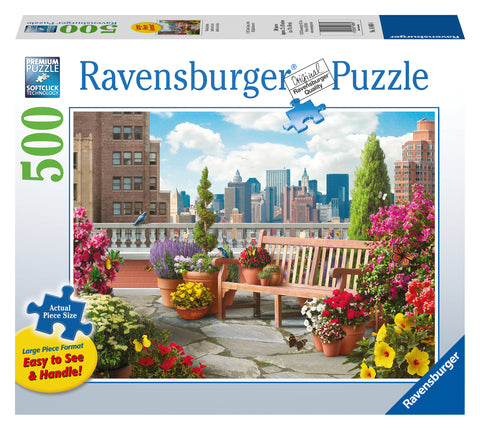Ravensburger Rooftop Garden 500 Piece Large Format