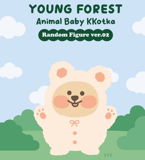 Young Forest - Animal Baby Kkotka Random Figure Ver.2