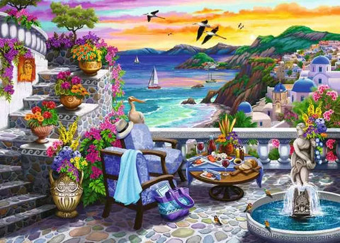 Ravensburger Santorini Sunset 300 pc Large Format Puzzle