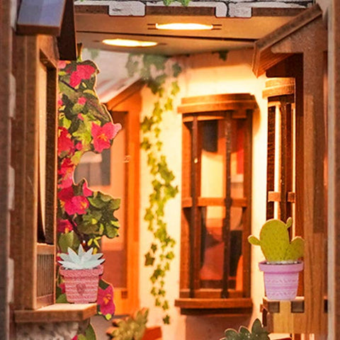 Hands Craft DIY Miniature House Book Nook Kit: Island of Love