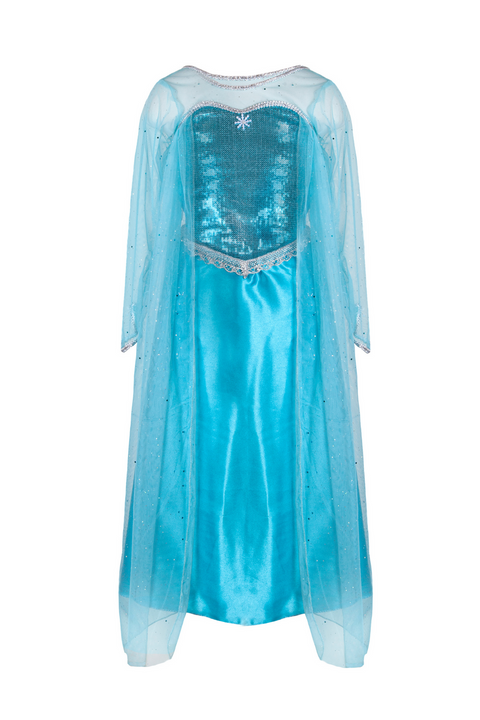 Great Pretenders Ice Queen Dress With Cape, Size 5-6