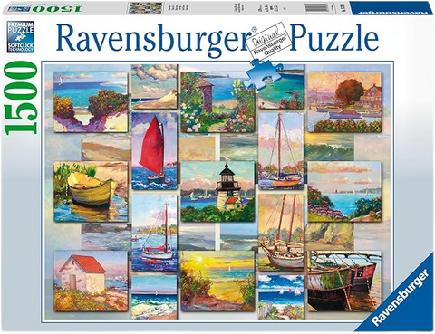 Ravensburger Coastal Collage 1500 Pc Puzzle