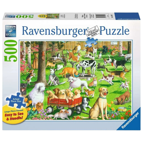 Ravensburger At the Dog Park 500 Pc Puzzle