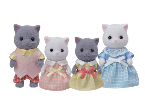 Calico Critters Persian Cat Family
