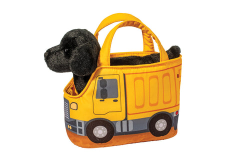 Douglas Construction Truck Pet Sak w/ Black Lab