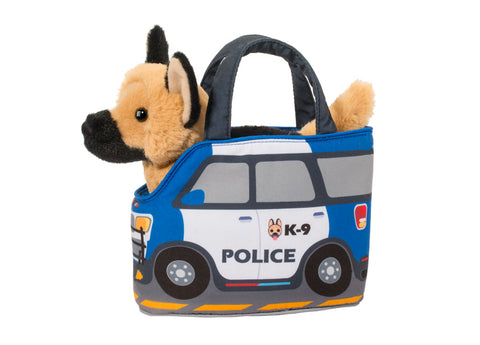 Douglas Police Car Pet Sak w/ German Shepherd