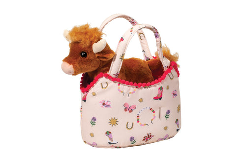 Douglas Bestie Westie Sassy Pet Sak w/ Highland Cow