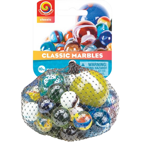 Play Visions Classic Assortment - Glass Marbles
