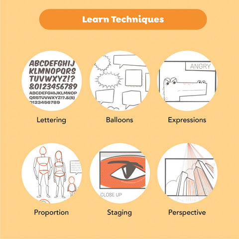 Comic Book Kit - Practice. Plan. Create.