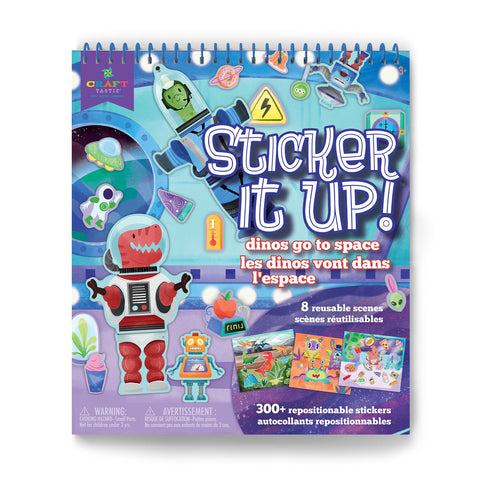 Craft-tastic Sticker it Up! Dinos Go To Space