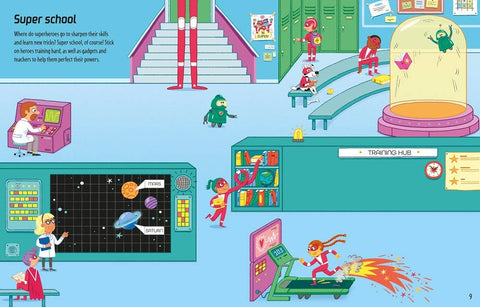 First Sticker Book Superheroes : Usborne