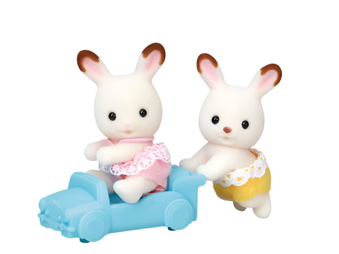 Calico Critters Chocolate Rabbit Twins