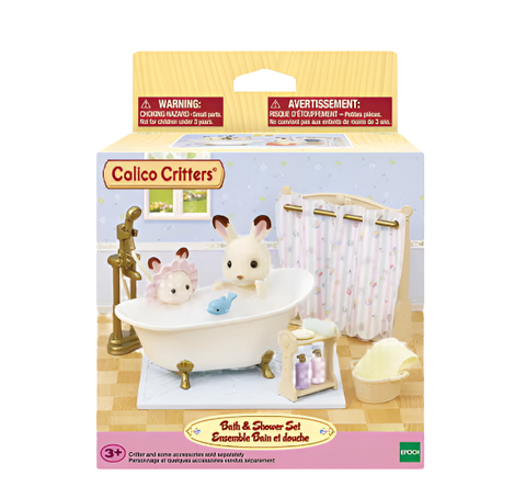 Calico Critters Bath & Shower Set