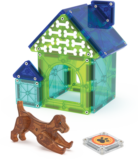 MAGNA-TILES Dog House 13 Piece Set