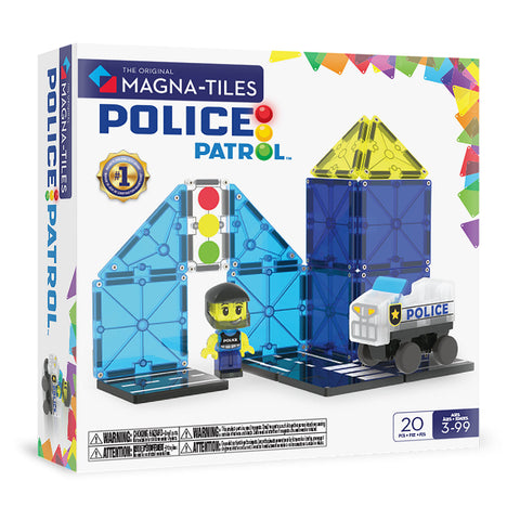 MAGNA-TILES¨ Police Patrol 20 Piece Set
