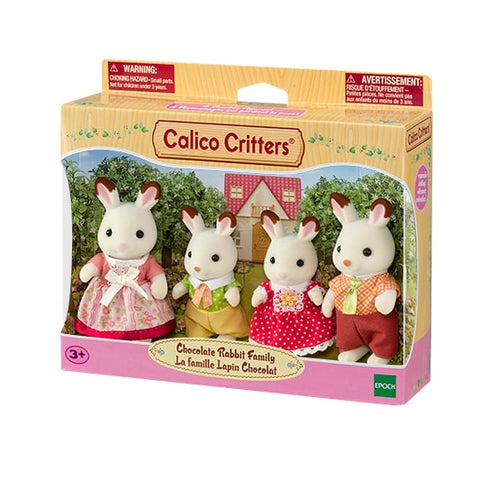 Calico Critters Chocolate Rabbit Family 2026