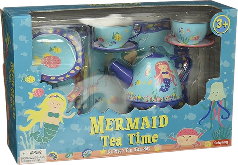 Tea Set Tin Mermaids