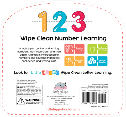 Write & Wipe 123 - Illustrated