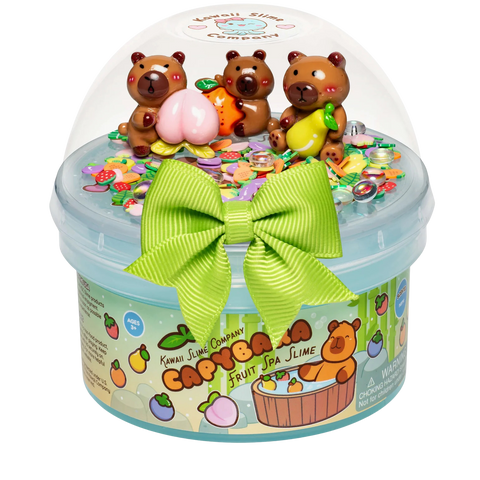The Kawaii Company Capybara Fruit Spa Signature Dome Slime