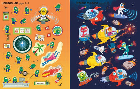First Sticker Book Superheroes : Usborne