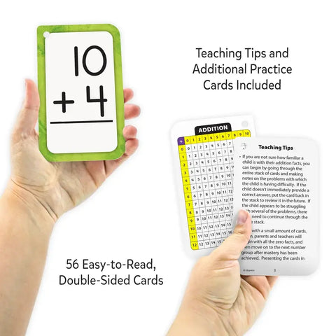 Addition 0–12 Flash Cards