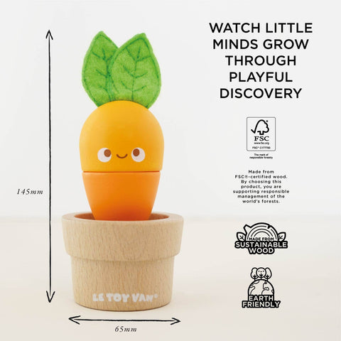 Le Toy Van Stacking Wooden Veggies