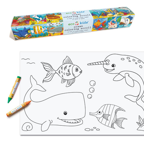 Eco-kids Coloring scrolls - assorted