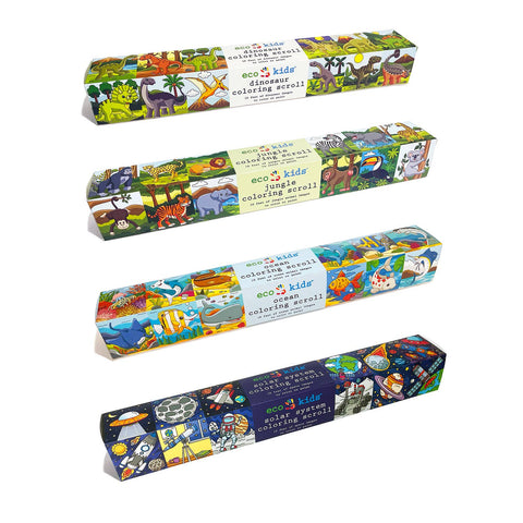 Eco-kids Coloring scrolls - assorted