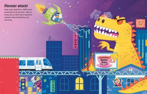 First Sticker Book Superheroes : Usborne