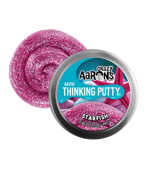 Crazy Aaron's Mini Starfish - 2" Thinking Putty Tin