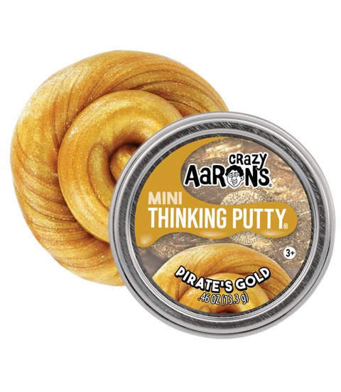Crazy Aaron's Mini Pirates Gold - 2" Thinking Putty Tin