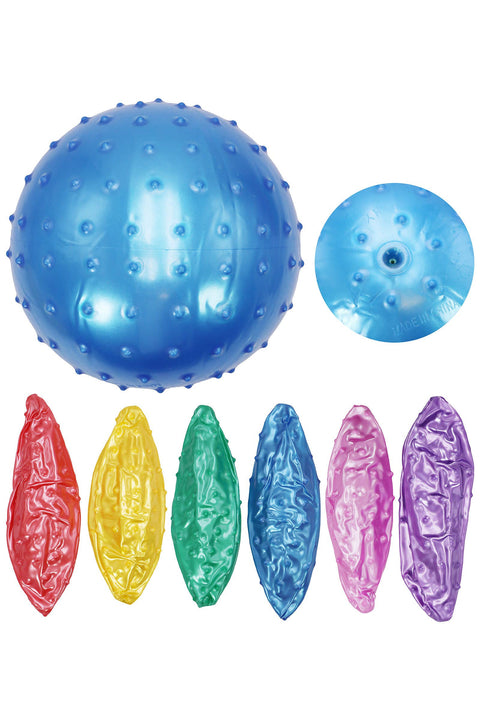 7.5 Inch Spiky Bouncy Knobby Balls - Deflated