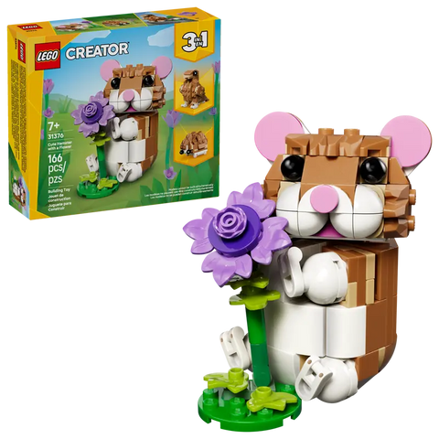 LEGO Creator Cute Hamster with a Flower 31376