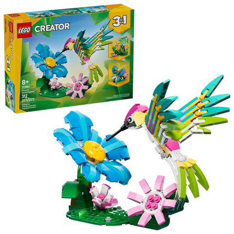 LEGO Creator Wild Animals: Colorful Hummingbird 31384