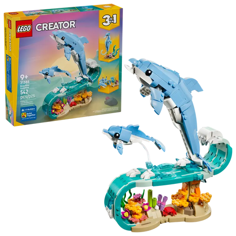 LEGO Creator Sea Animals: Beautiful Dolphins 31385