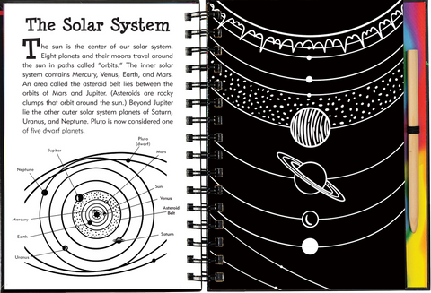 Solar System Scratch and Sketch