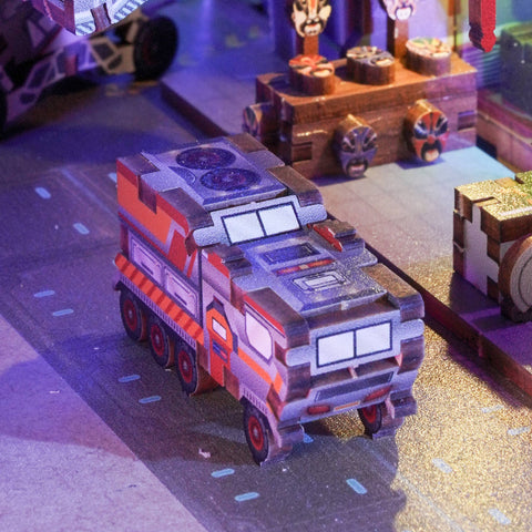 DIY Book Nook Kit: Cyber City w/ Dust Cover