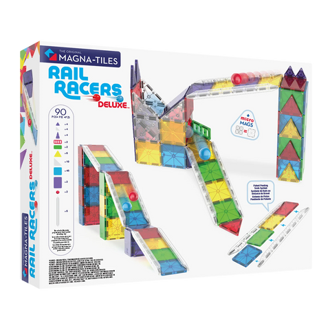 MAGNA-TILES® Rail Racers Deluxe 90-Piece