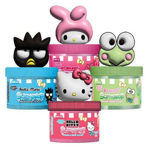 Sanrio Hello Kitty & Friends Slimy Gloop Figural Topper Pre-Made & Ready To Play Slime