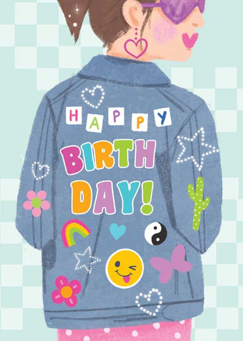 Birthday Note Cards - Birthday Style - Glitter