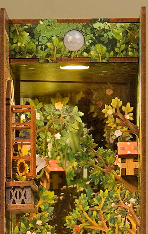Hands Craft DIY Miniature House Book Nook Kit: Secret Garden
