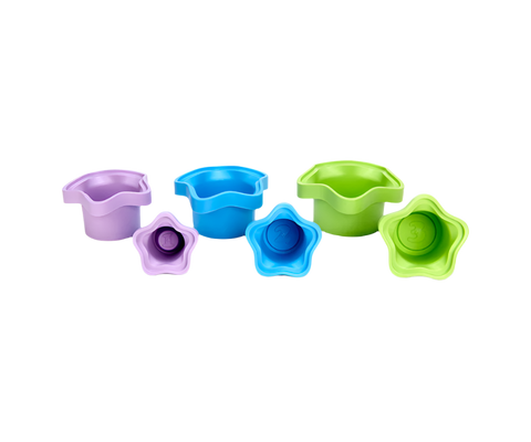 Green Toys® Stacking Cups Volumetric 6 Pc