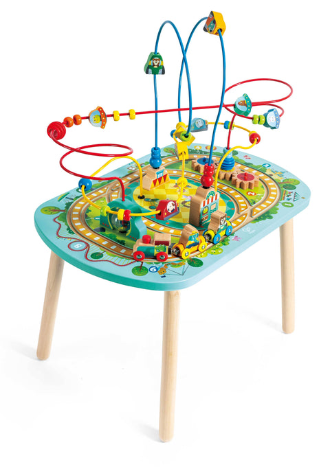 Twisting Railway Maze Table