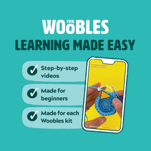 Woobles Bo the Chicken Beginner Crochet Kit