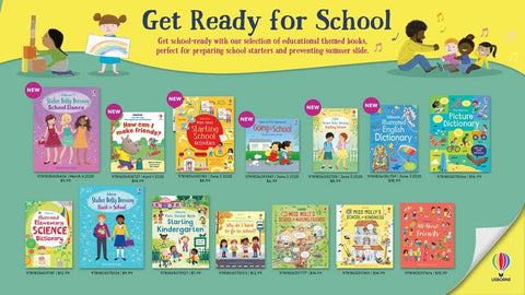 First Sticker Book Starting Kindergarten : Usborne